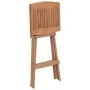 Taburetes plegables de cocina 2 unidades madera de teca maciza de vidaXL, Sillas de jardín - Ref: Foro24-44727, Precio: 155,4...
