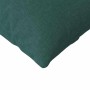 Cojines de sofá 2 pcs Verde oscuro 200 x 40 cm tela en Decoración | Comprar online en Foru.es