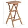 Taburetes plegables de cocina 2 unidades madera de teca maciza de vidaXL, Sillas de jardín - Ref: Foro24-44727, Precio: 155,4...