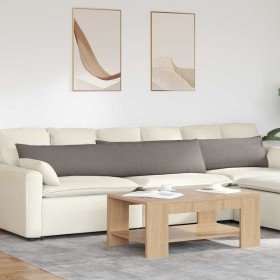 Cojines de sofá 2 pcs Taupé 200 x 40 cm tela en Decoración | Comprar online en Foru.es