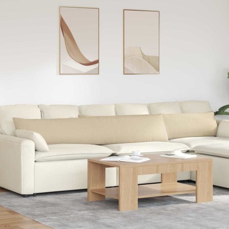 Cojines de sofá 2 pcs Crema 200 x 40 cm tela en Decoración | Comprar online en Foru.es