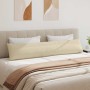 Cojines de sofá 2 pcs Crema 200 x 40 cm tela en Decoración | Comprar online en Foru.es