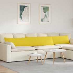 Cojines de sofá 2 pcs Amarillo Claro 200 x 40 cm tela en Decoración | Comprar online en Foru.es