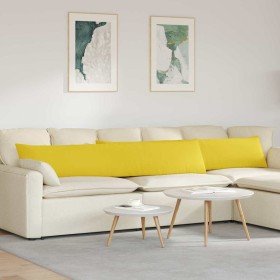 Cojines de sofá 2 pcs Amarillo Claro 200 x 40 cm tela en Decoración | Comprar online en Foru.es