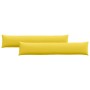 Cojines de sofá 2 pcs Amarillo Claro 200 x 40 cm tela en Decoración | Comprar online en Foru.es