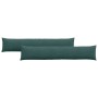 Cojines de sofá 2 pcs Verde oscuro 200 x 40 cm Tela de pana en Decoración | Comprar online en Foru.es