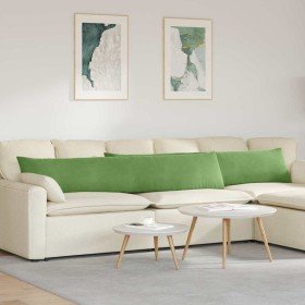 Cojines de sofá 2 pcs Verde claro 200 x 40 cm Tela de pana en Decoración | Comprar online en Foru.es