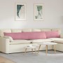 Cojines de sofá 2 pcs Rosa 200 x 40 cm Tela de pana en Decoración | Comprar online en Foru.es