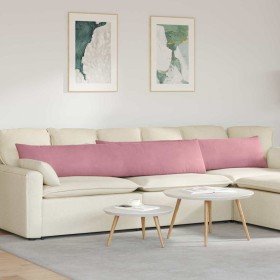 Cojines de sofá 2 pcs Rosa 200 x 40 cm Tela de pana en Decoración | Comprar online en Foru.es