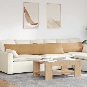 Cojines de sofá 2 pcs Marrón 200 x 40 cm Tela de pana en Decoración | Comprar online en Foru.es