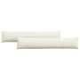 Cojines de sofá 2 pcs Crema 200 x 40 cm Tela de pana en Decoración | Comprar online en Foru.es
