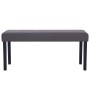 Banco de cuero sintético 106 cm gris de vidaXL, Bancos para recibidores y almacenamiento - Ref: Foro24-281309, Precio: 79,27 ...