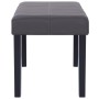 Banco de cuero sintético 106 cm gris de vidaXL, Bancos para recibidores y almacenamiento - Ref: Foro24-281309, Precio: 79,27 ...
