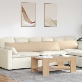 Cojines de sofá 2 pcs Crema 200 x 40 cm tela en Decoración | Comprar online en Foru.es
