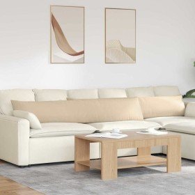 Cojines de sofá 2 pcs Crema 200 x 40 cm tela en Decoración | Comprar online en Foru.es
