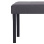 Banco de cuero sintético 106 cm gris de vidaXL, Bancos para recibidores y almacenamiento - Ref: Foro24-281309, Precio: 79,27 ...