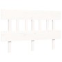 Estructura cama de matrimonio con cabecero madera maciza blanco de vidaXL, Camas y somieres - Ref: Foro24-3193307, Precio: 12...