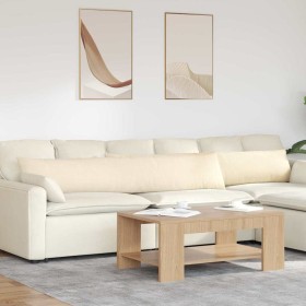 Cojines de sofá 2 pcs Crema 200 x 40 cm Tela de pana en Decoración | Comprar online en Foru.es