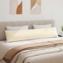 Cojines de sofá 2 pcs Crema 200 x 40 cm Tela de pana en Decoración | Comprar online en Foru.es