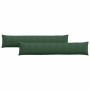 Cojines de sofá 2 pcs Verde oscuro 200 x 40 cm Tela de pana en Decoración | Comprar online en Foru.es