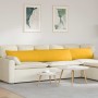 Cojines de sofá 2 pcs Amarillo Claro 200 x 40 cm Tela de pana en Decoración | Comprar online en Foru.es