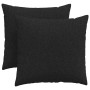 Cojines de sofá 2 pcs Negro 45 x 45 cm tela en Decoración | Comprar online en Foru.es