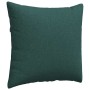 Cojines de sofá 2 pcs Verde oscuro 45 x 45 cm tela en Decoración | Comprar online en Foru.es