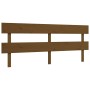 Estructura cama y cabecero madera maciza marrón miel 200x200 cm de vidaXL, Camas y somieres - Ref: Foro24-3193554, Precio: 16...