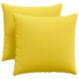 Cojines de sofá 2 pcs Amarillo Claro 45 x 45 cm tela en Decoración | Comprar online en Foru.es