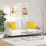 Cojines de sofá 2 pcs Amarillo Claro 45 x 45 cm tela en Decoración | Comprar online en Foru.es