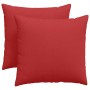 Cojines de sofá 2 pcs Rojo 45 x 45 cm tela en Decoración | Comprar online en Foru.es