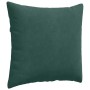 Cojines de sofá 2 pcs Verde oscuro 45 x 45 cm Tela de pana en Decoración | Comprar online en Foru.es