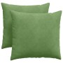 Cojines de sofá 2 pcs Verde claro 45 x 45 cm Tela de pana en Decoración | Comprar online en Foru.es