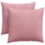 Cojines de sofá 2 pcs Rosa 45 x 45 cm Tela de pana en Decoración | Comprar online en Foru.es