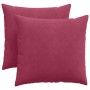 Cojines de sofá 2 pcs Rojo vino 45 x 45 cm Tela de pana en Decoración | Comprar online en Foru.es