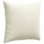 Cojines de sofá 2 pcs Crema 45 x 45 cm Tela de pana en Decoración | Comprar online en Foru.es