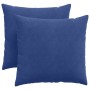 Cojines de sofá 2 pcs Azul Policía 45 x 45 cm Tela de pana en Decoración | Comprar online en Foru.es