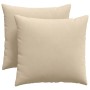 Cojines de sofá 2 pcs Crema 45 x 45 cm tela en Decoración | Comprar online en Foru.es