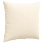 Cojines de sofá 2 pcs Crema 45 x 45 cm Tela de pana en Decoración | Comprar online en Foru.es