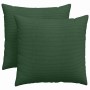 Cojines de sofá 2 pcs Verde oscuro 45 x 45 cm Tela de pana en Decoración | Comprar online en Foru.es