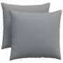 Cojines de sofá 2 pcs Gris Claro 50 x 50 cm tela en Decoración | Comprar online en Foru.es