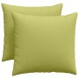 Cojines de sofá 2 pcs Verde claro 50 x 50 cm tela en Decoración | Comprar online en Foru.es