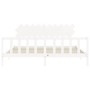 Estructura de cama con cabecero madera maciza blanco 200x200 cm de vidaXL, Camas y somieres - Ref: Foro24-3193487, Precio: 15...