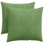 Cojines de sofá 2 pcs Verde claro 50 x 50 cm Tela de pana en Decoración | Comprar online en Foru.es