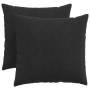 Cojines de sofá 2 pcs Negro 50 x 50 cm Tela de pana en Decoración | Comprar online en Foru.es