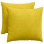 Cojines de sofá 2 pcs Amarillo 50 x 50 cm Tela de pana en Decoración | Comprar online en Foru.es