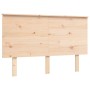 Estructura de cama de matrimonio con cabecero madera maciza de vidaXL, Camas y somieres - Ref: Foro24-3193371, Precio: 123,81...