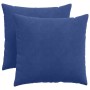 Cojines de sofá 2 pcs Azul Policía 50 x 50 cm Tela de pana en Decoración | Comprar online en Foru.es