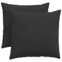Cojines de sofá 2 pcs Negro 50 x 50 cm tela en Decoración | Comprar online en Foru.es