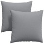 Cojines de sofá 2 pcs Gris Claro 60 x 60 cm tela en Decoración | Comprar online en Foru.es